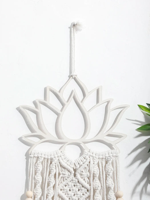 Boho Lotus Macrame Dream Catcher For Home Decor