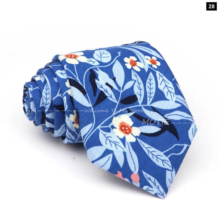 Stunning 42 Colour Floral Tie For Weddings Business And Daily Wear