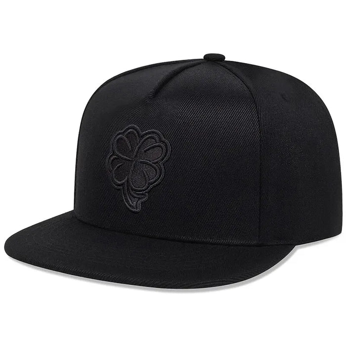 Adjustable Clover Embroidered Baseball Cap / Hat For Outdoor Wear