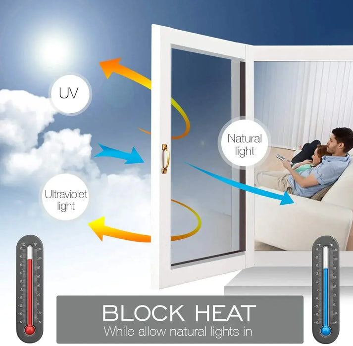 Daytime Privacy Window Film For Sun Blocking And Heat Control