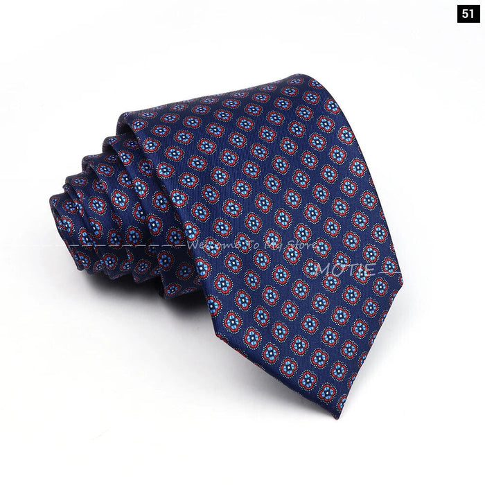 Blue Paisley Necktie For Weddings And Daily Wear