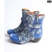 Autumn Womens Fashion Leather Printing Short Boots