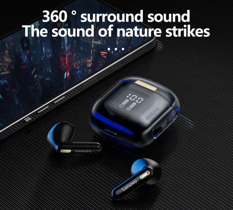 Wireless Bluetooth 5.3 Tws Led Digital Display Hifi Gaming Lp6 Pro Sports Earphones With Earbuds