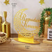 Golden Moon Acrylic Ramadan Decor For Home