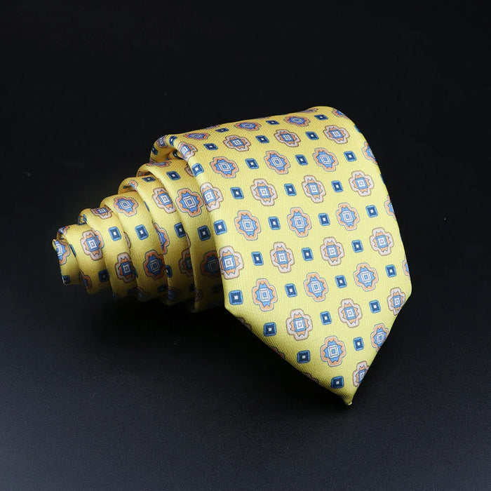 51 Styles Mens Silk Ties Jacquard Striped Plaid Floral 8cm