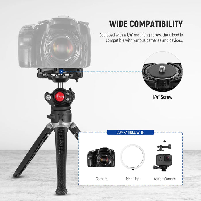 Flexible Mini Tripod For Vlogging & Filming Phone & Action Camera Compatible