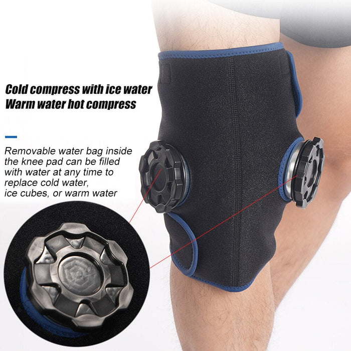 1 Set Reusable Knee Ice Pack Wrap Hot Cold Therapy for Meniscus Tear Injury Recovery