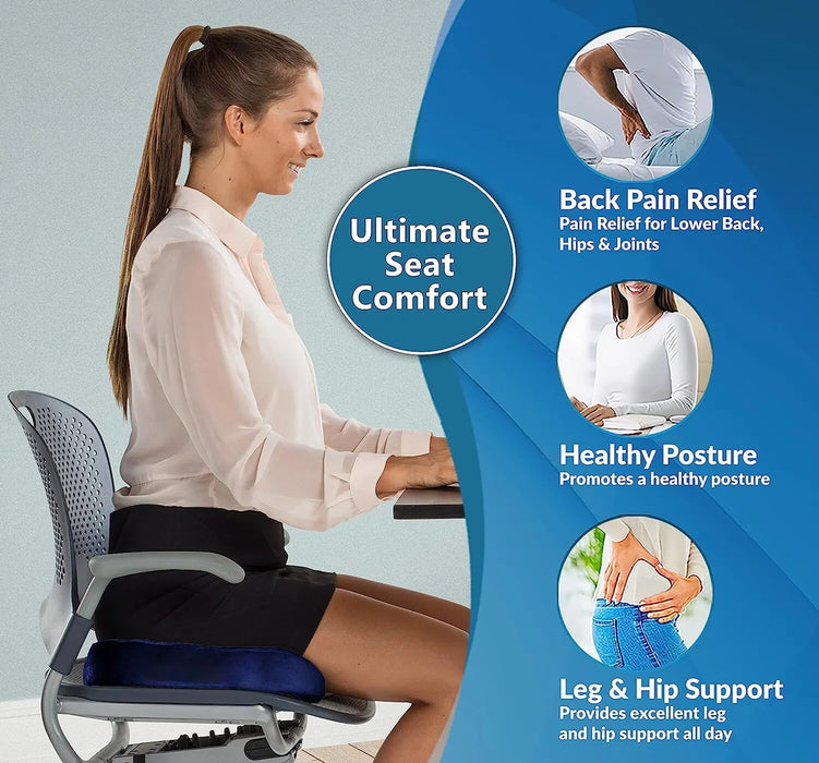 Non Slip Gel Memory Foam Coccyx Cushion