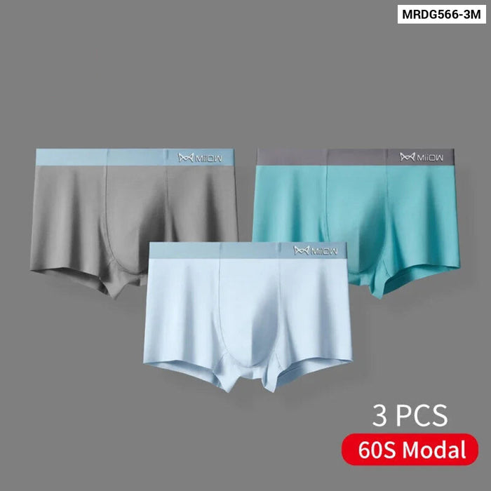 Soft Breathable Mens Boxer Briefs Set