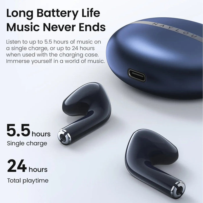Wireless Bluetooth  24-Hour Battery Life Half-in-ear Earphone