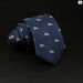 Blue Floral Plaid Tie Mens Classic Necktie For Weddings