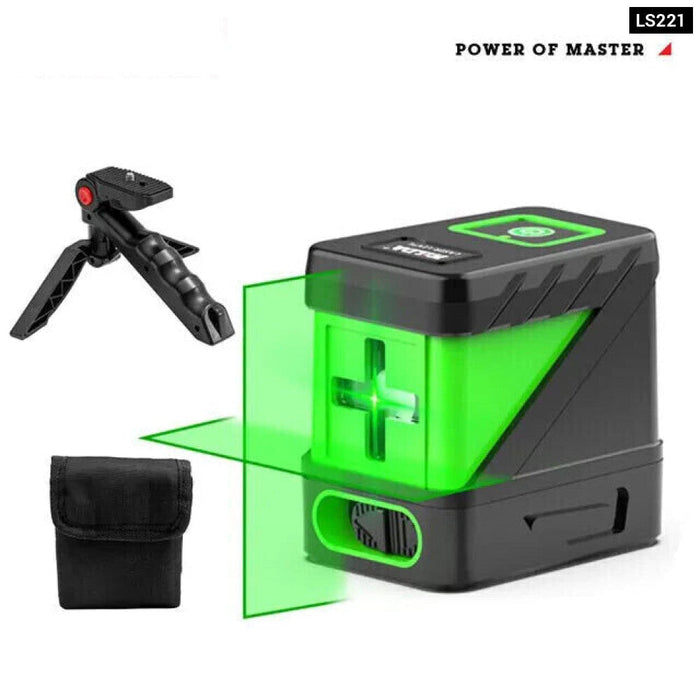 Hilda 2 Line Green Laser Level Self Leveling