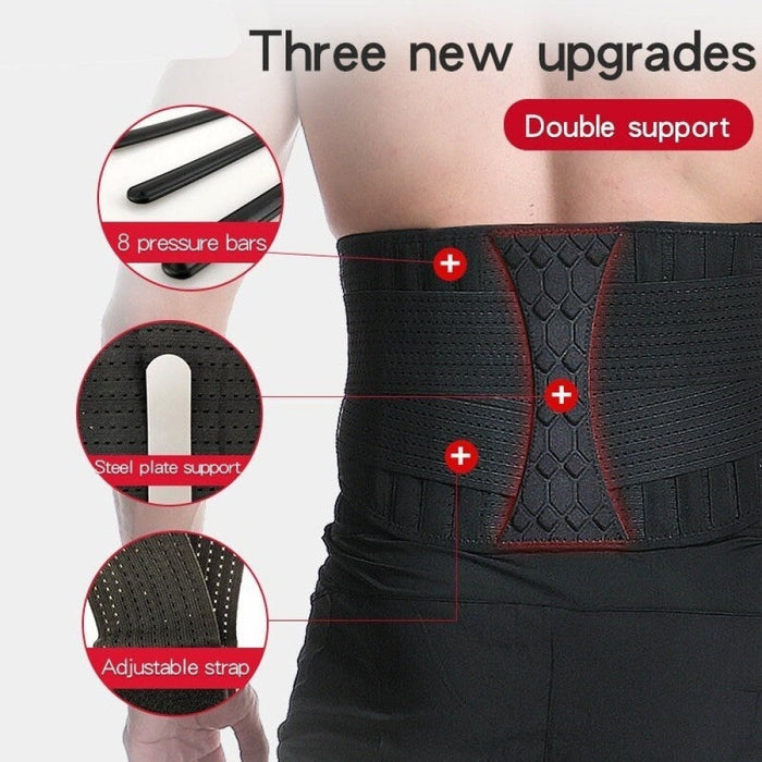 Adjustable Sports Lower Back Body Shaper Brace Belt for Back Pain Relief