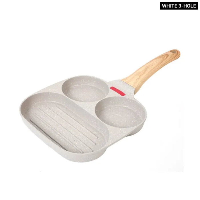 Non Stick Steak Egg Omelette Pan With Wooden Handle