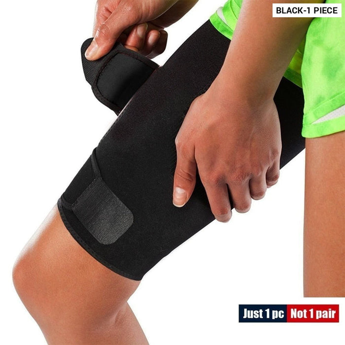1 Piece Thigh Brace Hamstring Wrap for Pulled Hamstring Muscle Sprains Strains