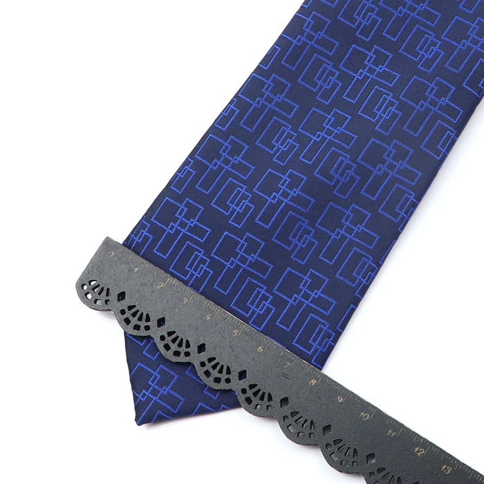 Classic Jacquard Plaid Tie For Business Weddings And Daily Wear