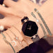 7pcs Fashion Trend Diamond Simple Women’s Belt Quartz