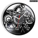 Retro Motorcycle Wall Clock