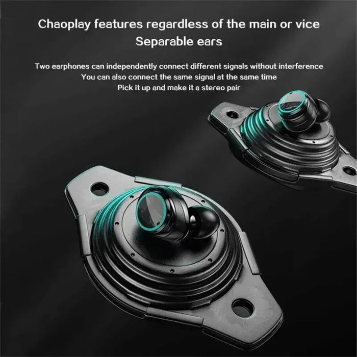 Wireless Touch Control Earbuds With Noise Reduction