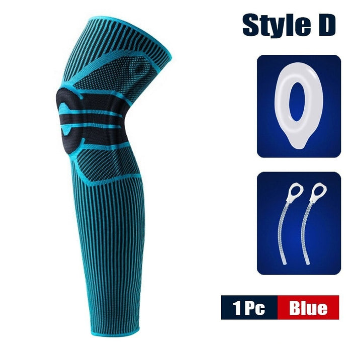 Non-slip Breathable Leg Sleeve Knee Pad With Thickened Silicone Ring