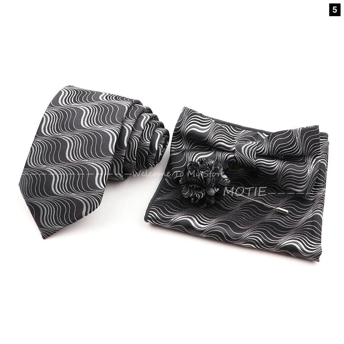 Classic Plant Tie Set For Weddings And Daily Wear