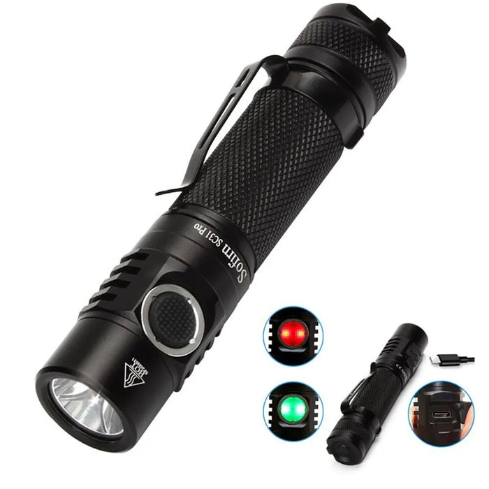 Sofirn Sc31 Pro Rechargeable Led Flashlight