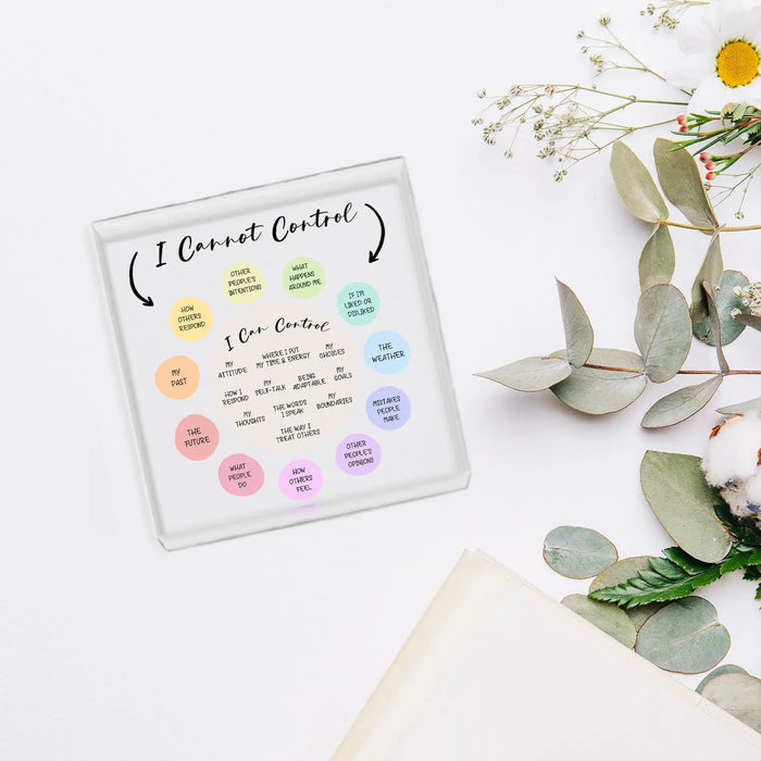 Positive Affirmations Desk Sign For Mental Health Gifts