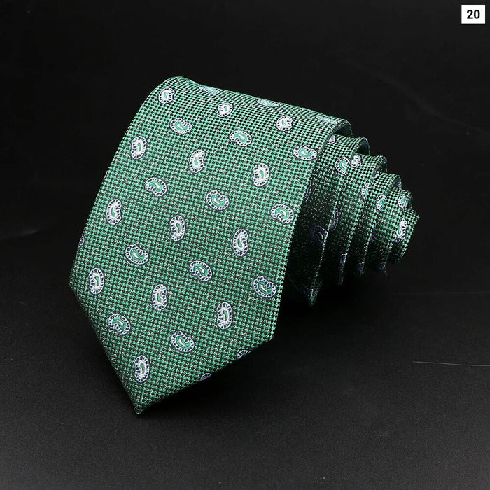 Polyester Necktie For Men For Business Meetings Formal Events And Daily Wear