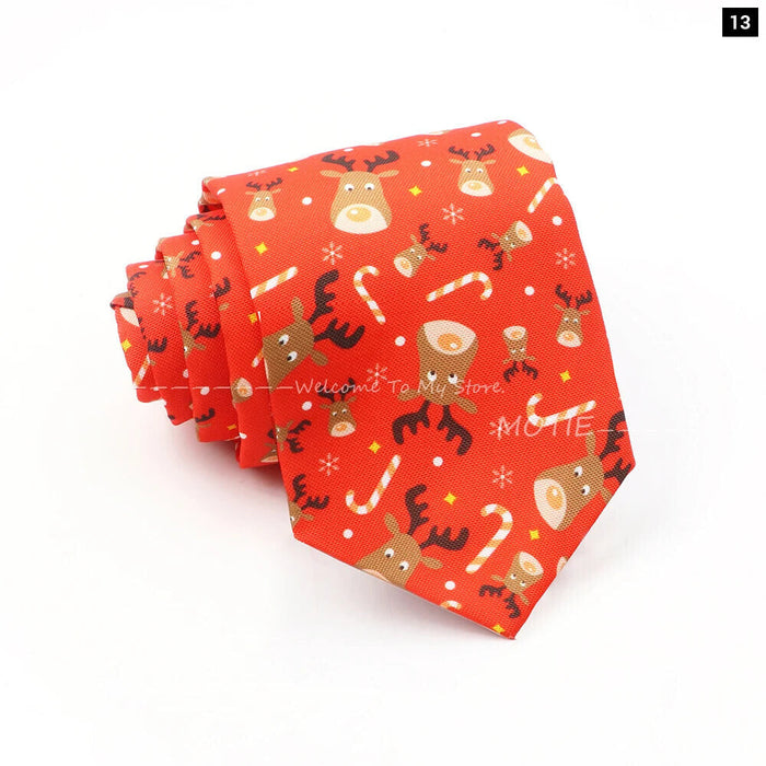 Green Christmas Tree Necktie For Daily Wear Weddings And Gifts