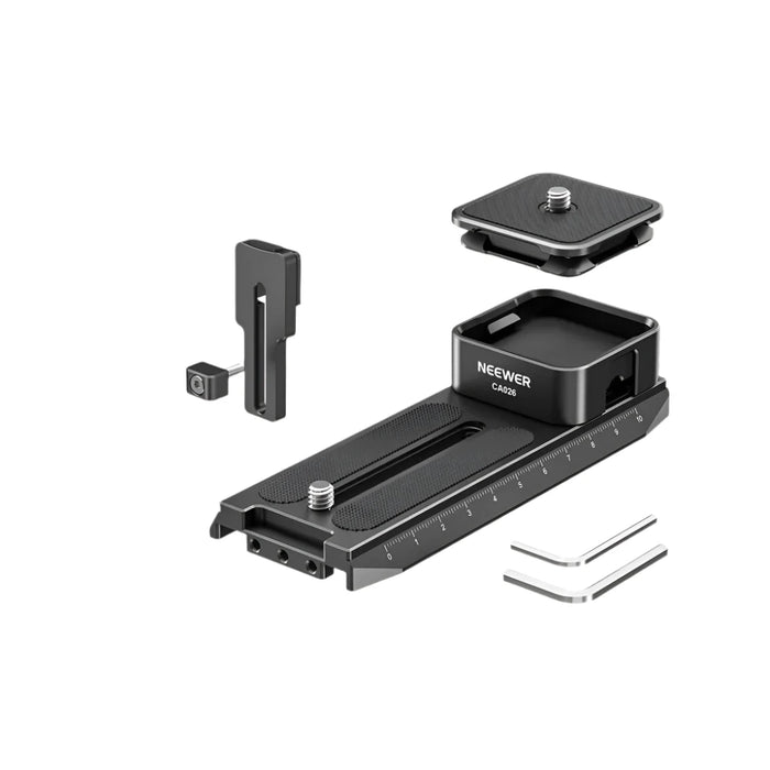 Adjustable Arca Quick Release System For Handheld Gimbals 1/25Mm Lens Support Auto Lock Square Qr Plate