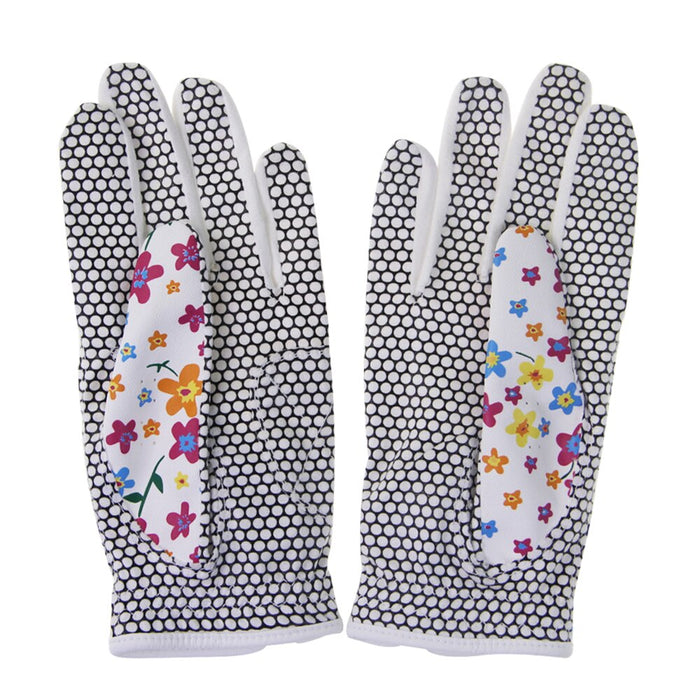 2Pcs/Pair PU Leather Soft Anti-skid Breathable Golf Gloves for Women