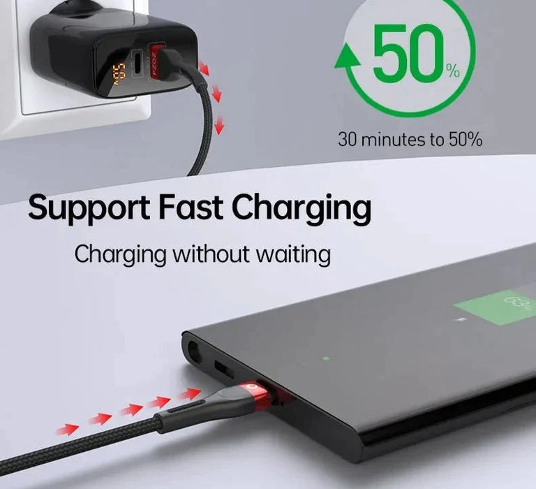 Fast Charging Usb C Cable For Mobiles