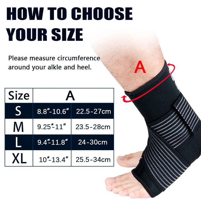 1Pc Sports Ankle Brace Compression Socks For Foot Joint Pain Relief