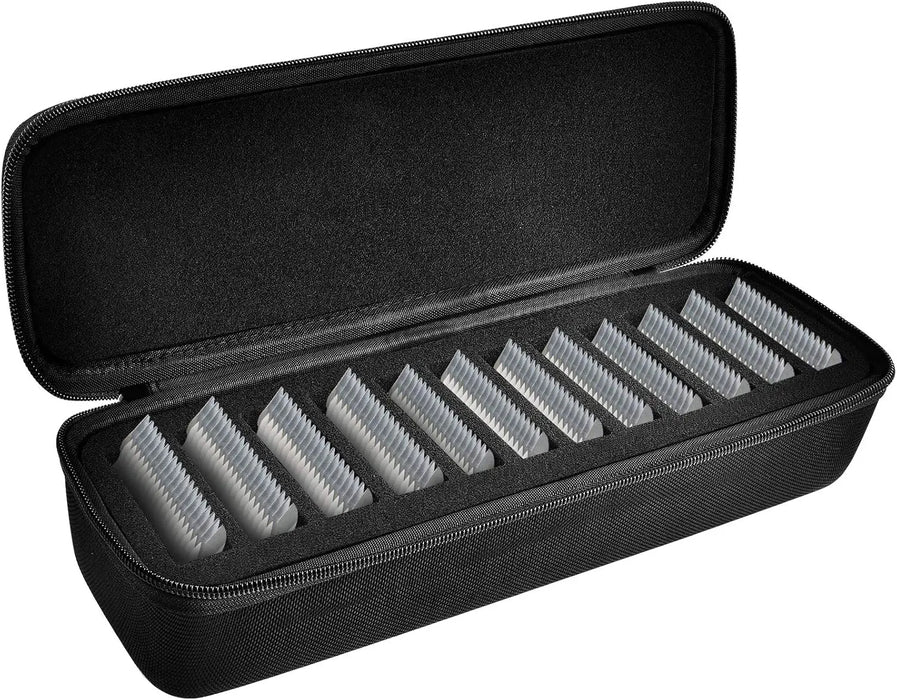 12 Slot Grooming Clipper Blade Case For Osterl Guards Andis Blades