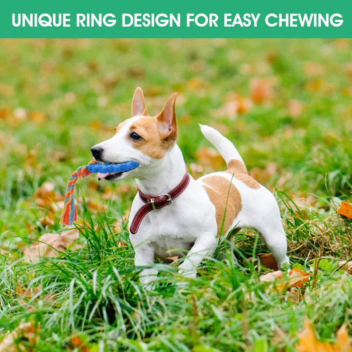 Durable Puppy Rope Toys Interactive Rubber Chew Toys