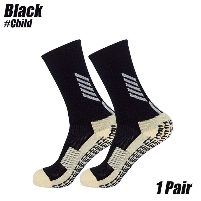 1 Pair Non-skid Anti-slip Athletic Sock With Grips For Yoga Gym