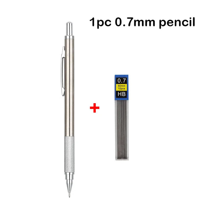 Full Metal Mechanical Pencil Set 0.3 To 2.0Mm Art