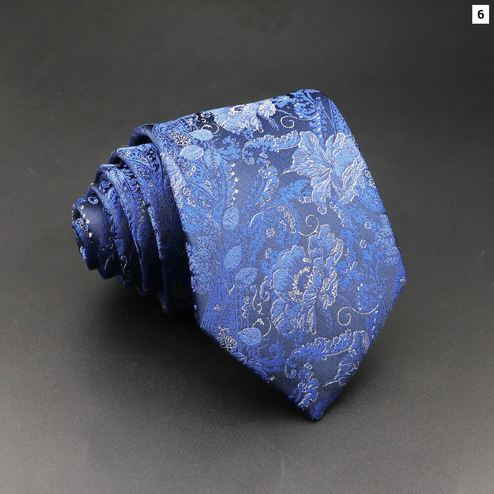 Floral Rose Tie For Men For Parties Business And Daily Wear