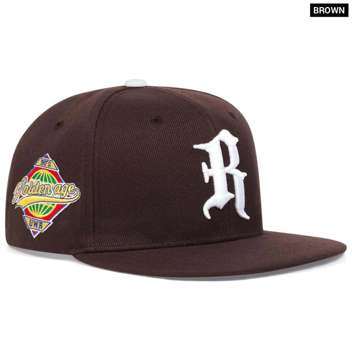 Adjustable Gothic R Embroidery Baseball Cap / Hat