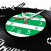 Bremen Skyline Vinyl Record Wall Clock