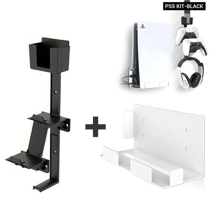 Ps5 Console Wall Mount Kit With Controller And Headset