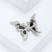 Abalone Shell Butterfly Brooch Office Party Accessory