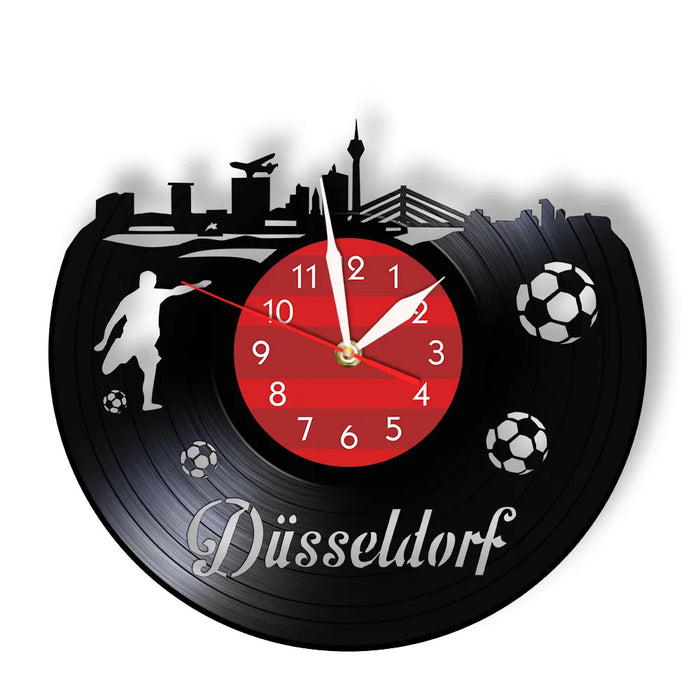 Dusseldorf Vinyl Record Wall Clock