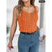 V Neck Knitted Tank Top for Women