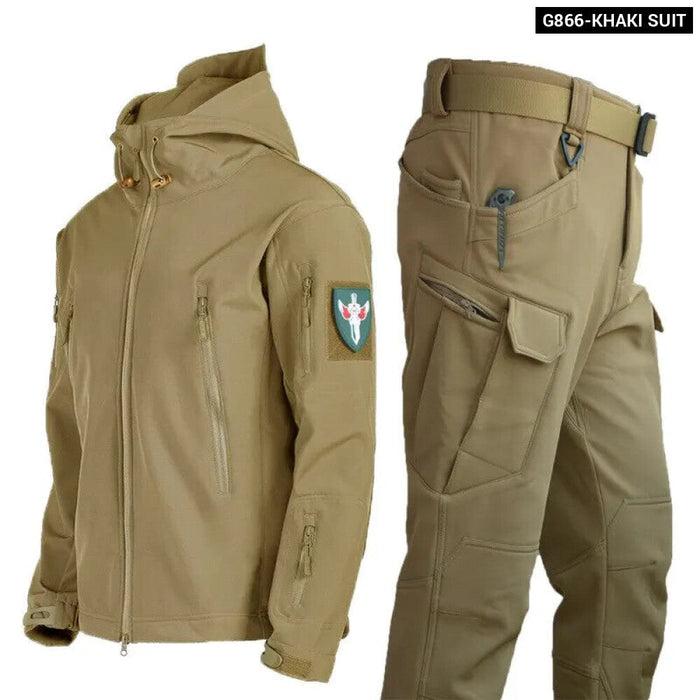 Mens Military Softshell Windproof Jacket