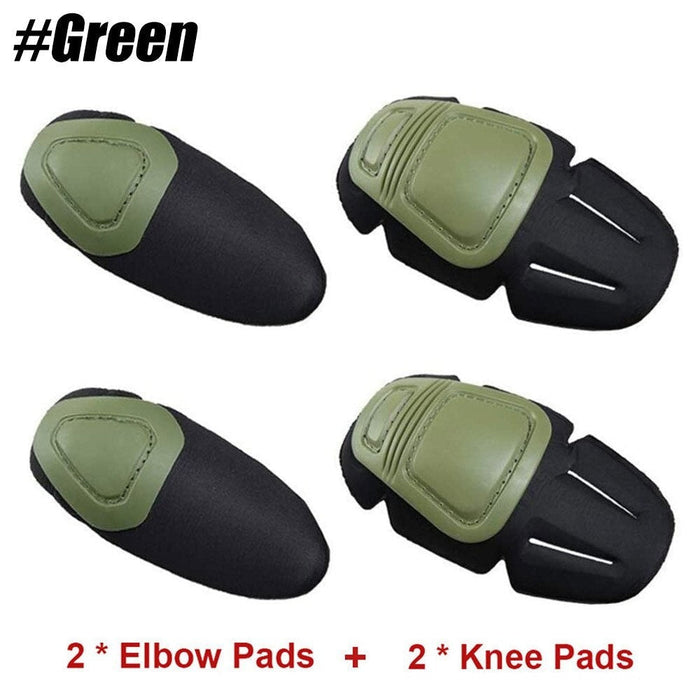 4Pcs Military Tactical Airsoft Protective Knee Elbow Pad For Skate Outdoor Sports