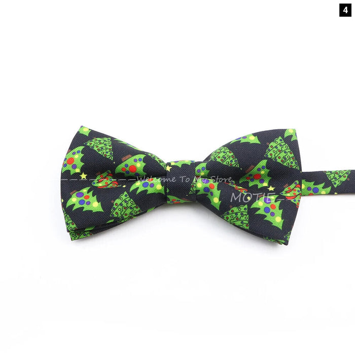 Christmas Milu Deer Bowties Festive Party And Wedding Accessory