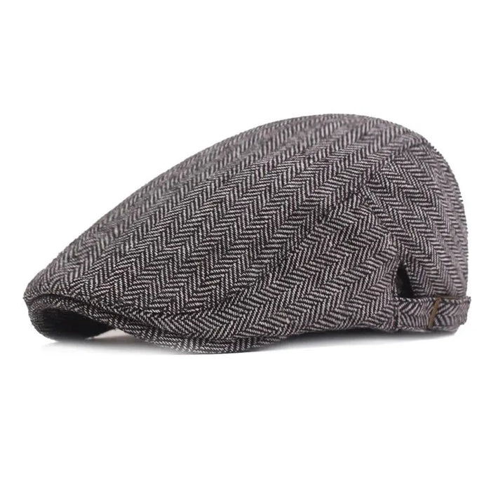 Retro Herringbone Sboy Cap / Hat For Men