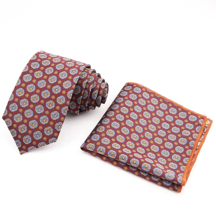 Mens Fashion Tie And Pocket Square Set For Business Weddings And Gifts