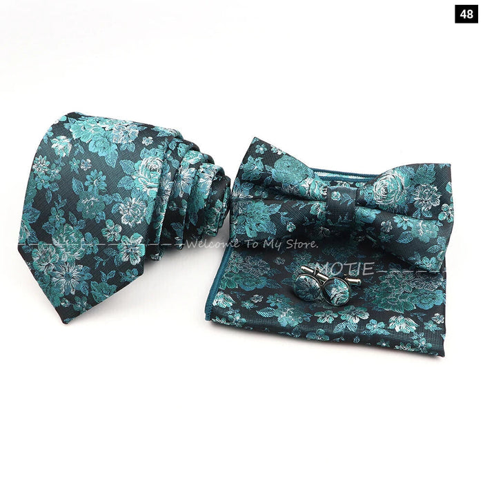 Classic Plant Tie Set For Weddings And Daily Wear